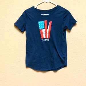 Old navy live free navy blue tee shirt size xs